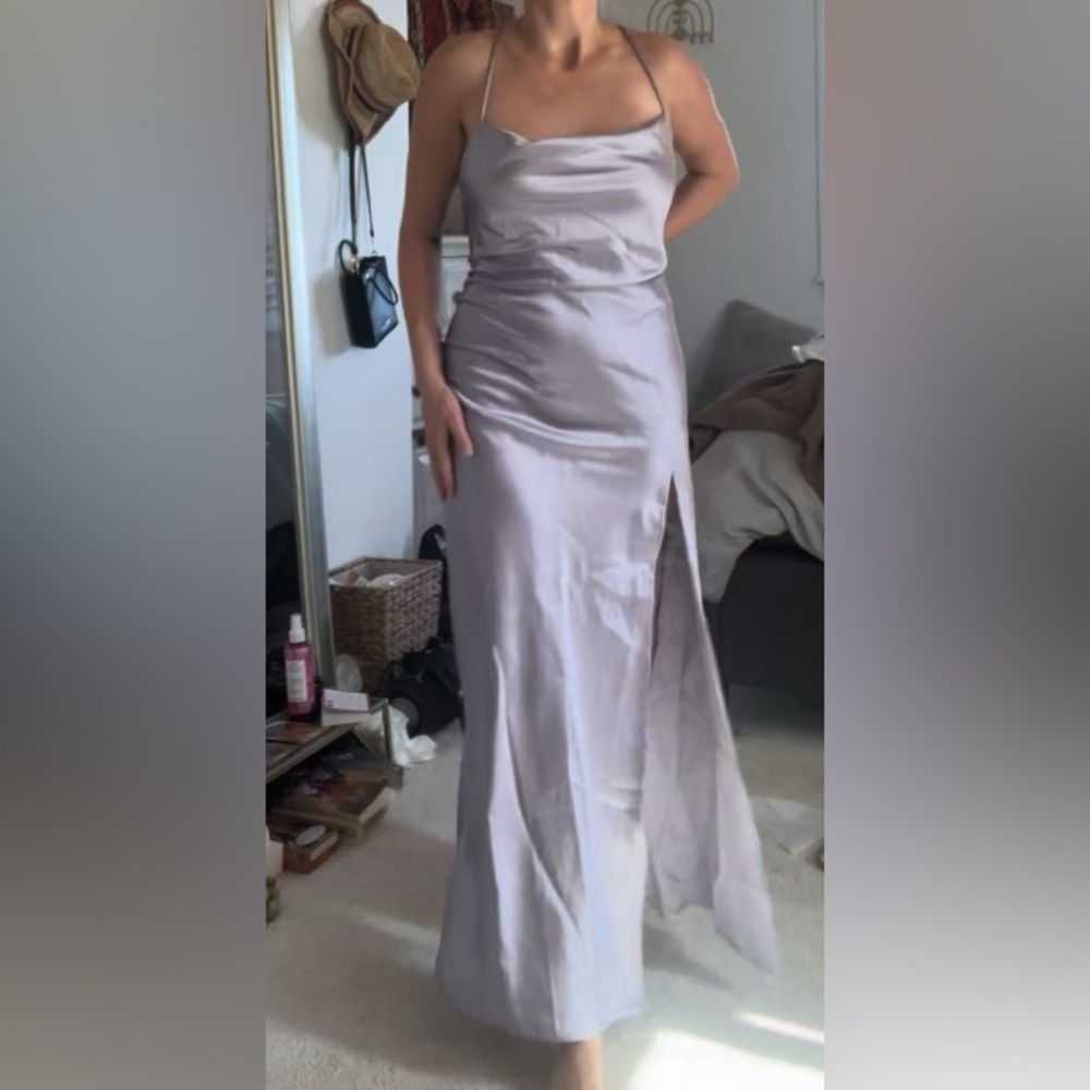 12th Tribe Natalia Lavender Maxi Dress XS - Picture 6 of 6